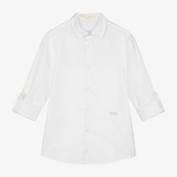 Alviero Martini-Teen White Shirt & Bowtie | Childrensalon Outlet