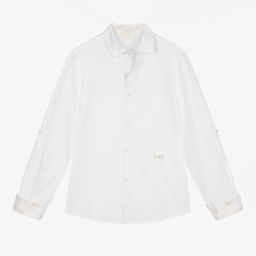 Alviero Martini-Teen White Shirt & Bowtie | Childrensalon Outlet