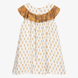 Alviero Martini-White & Beige 1a Classe Dress | Childrensalon Outlet