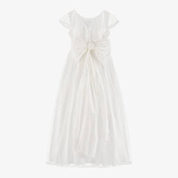 امايا-فستان تول مطرز لون عاجي | Childrensalon Outlet