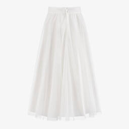 Amaya-Girls Off-White Tulle Gown | Childrensalon Outlet