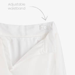 Amaya-Girls Off-White Tulle Gown | Childrensalon Outlet