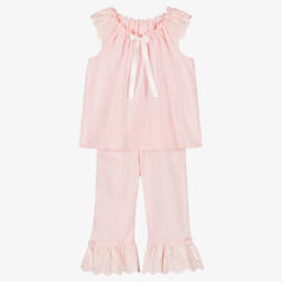 AMIKI Children-Girls Delicate Pink Slumber Set | Childrensalon Outlet