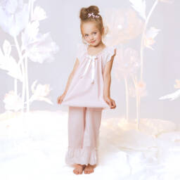 AMIKI Children-Girls Delicate Pink Slumber Set | Childrensalon Outlet