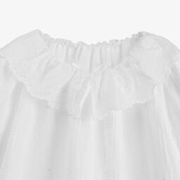 AMIKI Children-Girls Ivory Cotton Nightgown | Childrensalon Outlet
