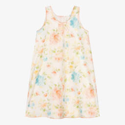 AMIKI Children-Girls Luxe Ivory Floral Sleepwear | Childrensalon Outlet