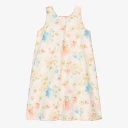 AMIKI Children-Girls Luxe Ivory Floral Sleepwear | Childrensalon Outlet