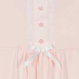 AMIKI Children-Girls Pale Pink Micromodal Pyjamas | Childrensalon Outlet