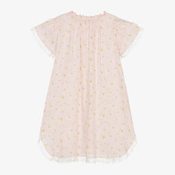 AMIKI Children-Girls Pink Viscose Daisy Nightdress | Childrensalon Outlet