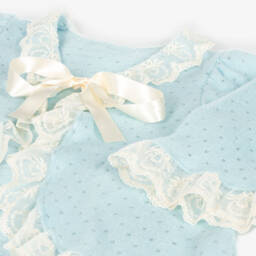 اميكي تشلدرن-قميص نوم محبوك لون أزرق للبنات | Childrensalon Outlet