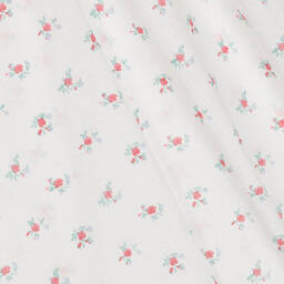 AMIKI Children-Girls White & Red Floral Cotton Nightdress | Childrensalon Outlet