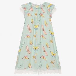 AMIKI Children-Mint Green Viscose Nightdress | Childrensalon Outlet