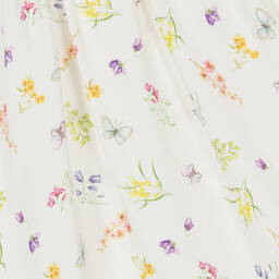 AMIKI Children-Teen Girls Ivory Floral Viscose Pyjamas | Childrensalon Outlet