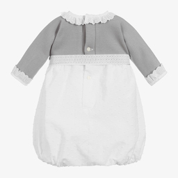 Ancar-Бело-серый трикотажный песочник | Childrensalon Outlet