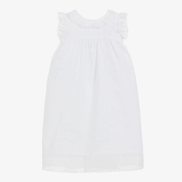 Ancar-Бело-голубое домашнее платье из хлопка | Childrensalon Outlet