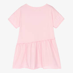 Andorine-Girls Pink Cotton Dress | Childrensalon Outlet