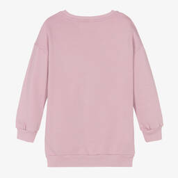 Andorine-Girls Purple Sweatshirt Dress | Childrensalon Outlet