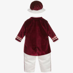 Andreeatex-Boys Velvet Military Tailcoat Ensemble | Childrensalon Outlet