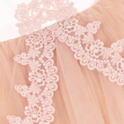 Andreeatex-Girls Elegant Ivory & Pink Ensemble | Childrensalon Outlet