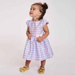 Angel's Face-Baby Girls Blue & Pink Dress | Childrensalon Outlet