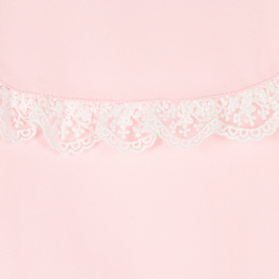 Angel's Face-Розовое боди с кружевом для малышек | Childrensalon Outlet