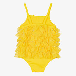 Angel's Face-مايوه تول لون أصفر للمولودات (+UPF50) | Childrensalon Outlet