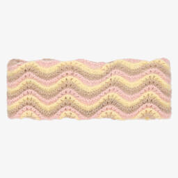 Angel's Face-Beige & Yellow Knit Headband | Childrensalon Outlet