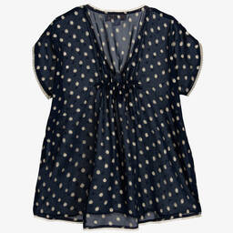 Angel's Face-Сине-золотистый пляжный топ | Childrensalon Outlet