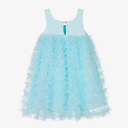 Angel's Face-فستان تول لون أزرق سماوي | Childrensalon Outlet