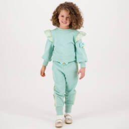 Angel's Face-Girls Aqua Cotton Joggers | Childrensalon Outlet