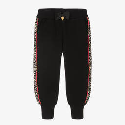 Angel's Face-Girls Black Cotton Joggers | Childrensalon Outlet