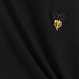 Angel's Face-Girls Black Cotton Top | Childrensalon Outlet