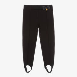 Angel's Face-Girls Black Jersey Stirrup Trousers | Childrensalon Outlet