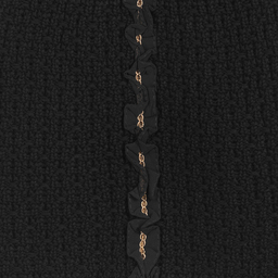 Angel's Face-تنورة قطن محبوك و شيفون لون أسود | Childrensalon Outlet