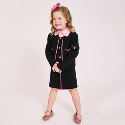 Angel's Face-Черно-розовая трикотажная юбка | Childrensalon Outlet