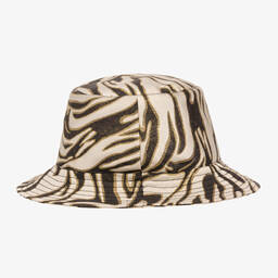 انجلز فيس-قبعة لون أسود وأبيض للبنات | Childrensalon Outlet