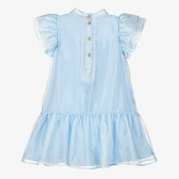 Angel's Face-Girls Blue Chiffon Rose Dress | Childrensalon Outlet