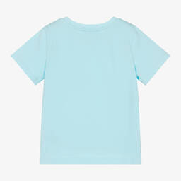 Angel's Face-Girls Blue Cotton Sequin T-Shirt | Childrensalon Outlet
