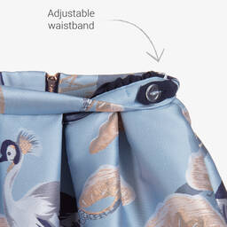 Angel's Face-Girls Blue Jacquard Skirt | Childrensalon Outlet