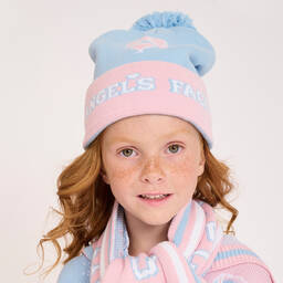 Angel's Face-Розово-голубая шапка-бини | Childrensalon Outlet