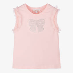 Angel's Face-Girls Blush Sparkle Bow Tee | Childrensalon Outlet