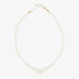 Angel's Face-Girls Delicate Ivory Floral Necklace | Childrensalon Outlet