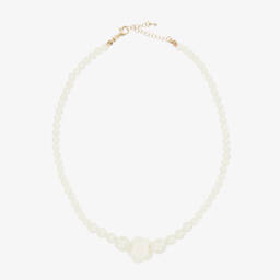 Angel's Face-Girls Delicate Ivory Floral Necklace | Childrensalon Outlet