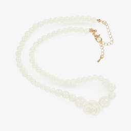 Angel's Face-Girls Delicate Ivory Floral Necklace | Childrensalon Outlet