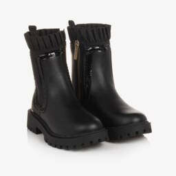 Angel's Face-Girls Ebony Ruffle Ankle Boots | Childrensalon Outlet