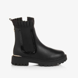 Angel's Face-Girls Ebony Ruffle Ankle Boots | Childrensalon Outlet