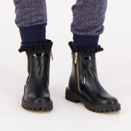 Angel's Face-Girls Ebony Ruffle Ankle Boots | Childrensalon Outlet