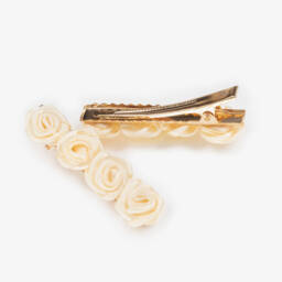 Angel's Face-Girls Elegant Ivory Blossom Clips | Childrensalon Outlet