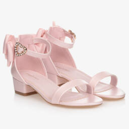 Angel's Face-Girls' Elegant Pale Pink Heeled Sandals | Childrensalon Outlet