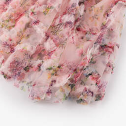 Angel's Face-Girls Elegant Pink Tulle Gown | Childrensalon Outlet